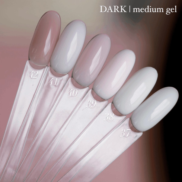 NAIL GEL DARK MEDIUM GEL №40 30 ML WITHOUT A BRUSH