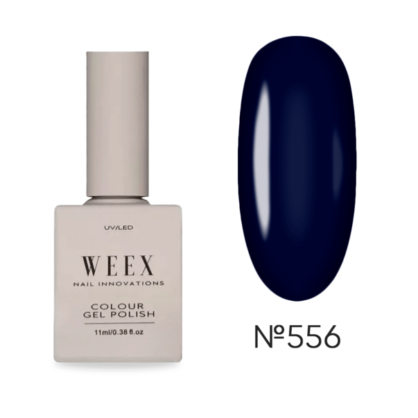 Blue gel  polish  WEEX №556 11 ml