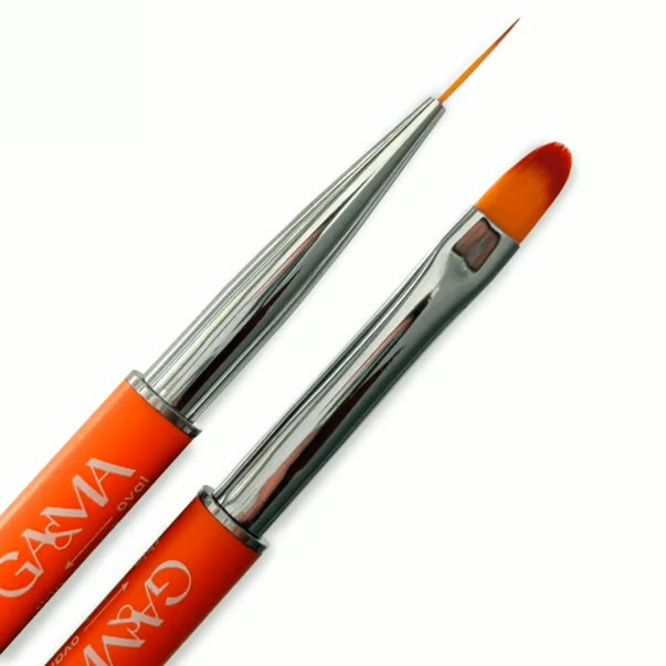 GA&MA DOUBLE-SIDED GEL BRUSH ORANGE