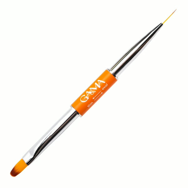 GA&MA DOUBLE-SIDED GEL BRUSH ORANGE