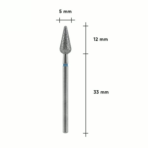 DRILL BIT STALEKS PRO DIAMOND CUTTER PEAR SHARP BLUE EXPERT 5 X 12 MM