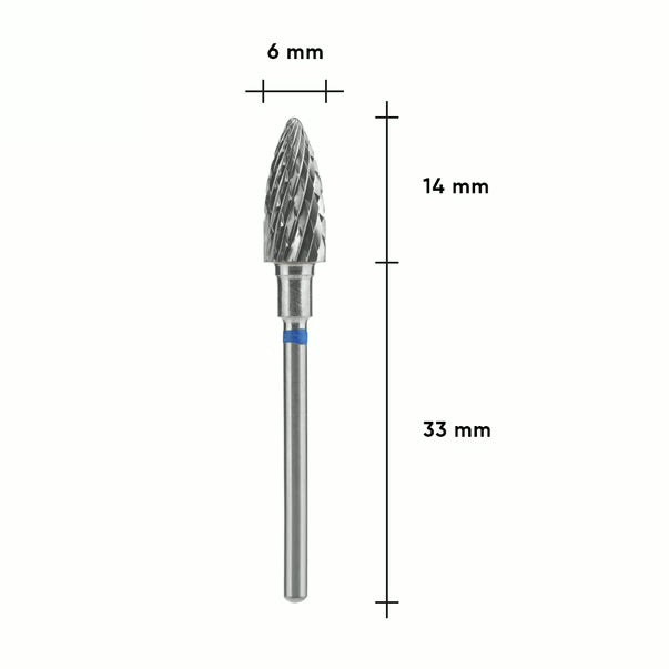 DRILL BIT STALEKS PRO CARBIDE CONE CUTTER (REMOVING) WITH BLUE EXPERT KNIFE 6 X 14 MM