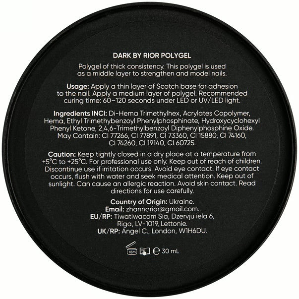 DARK POLYGEL Milky 30 МЛ