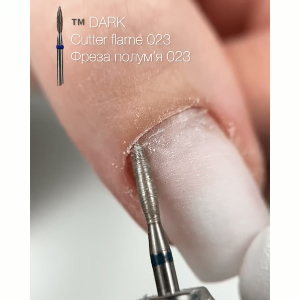 DARK DRILL BIT DIAMOND BLUE FLAME  #108 023