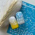 Dreamnails Water nail decals 2d white TW-459