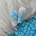 Dreamnails Water nail decals 2d white TW-447