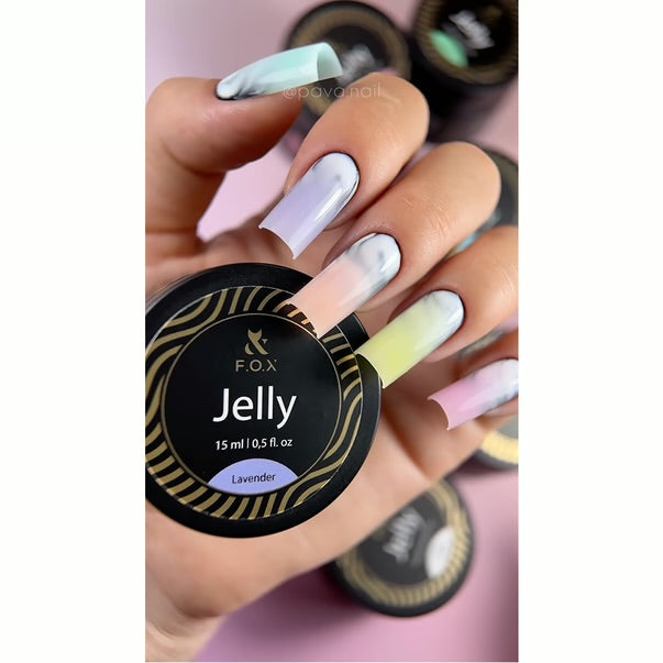 F.O.X JELLY  GEL AZURE BLUE 15 ML