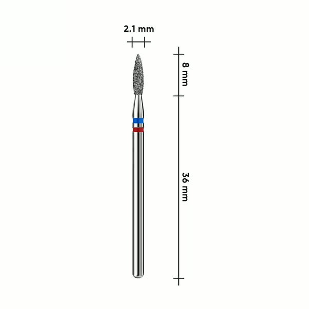 FORMULA PROFI DIAMOND DRILL BIT FLAME RED+BLUE 2.1mm