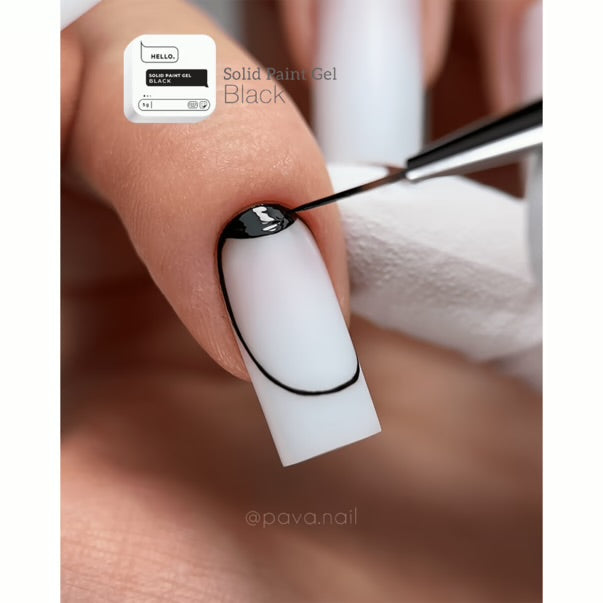 HELLO SOLID PAINT GEL BLACK 5g