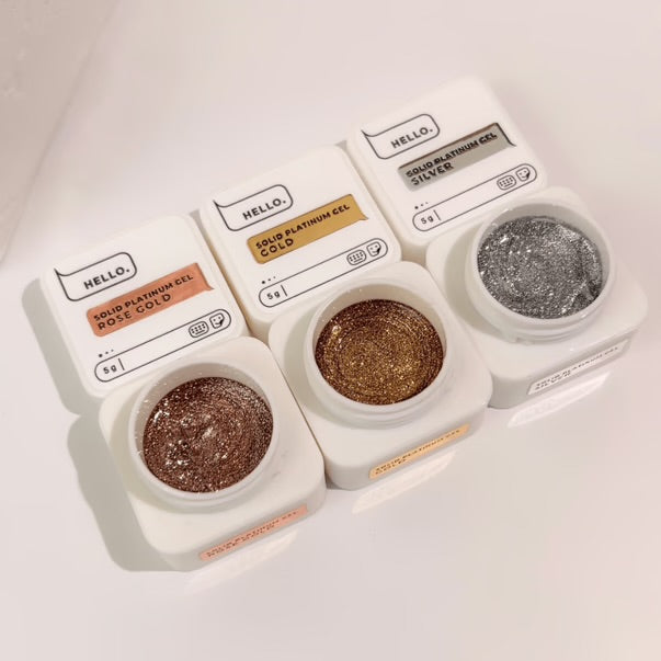 HELLO SOLID PLATINUM GEL SILVER 5g