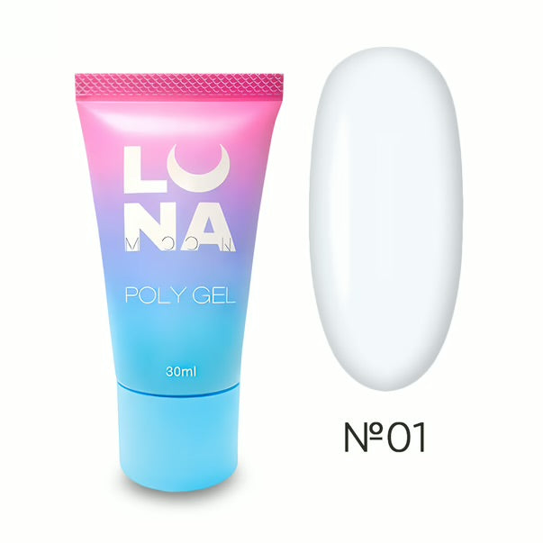 LUNA POLY GEL №01 CLEAR 30 МЛ