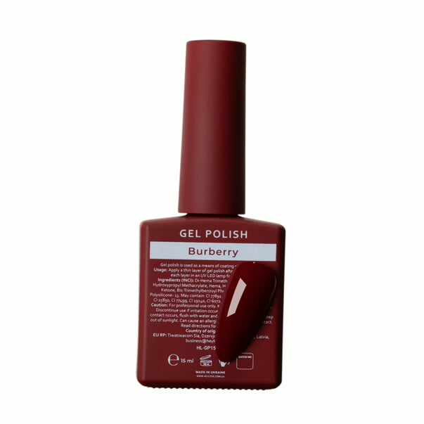 HEYLOVE (HELLO)  GEL POLISH BURBERRY 15ml