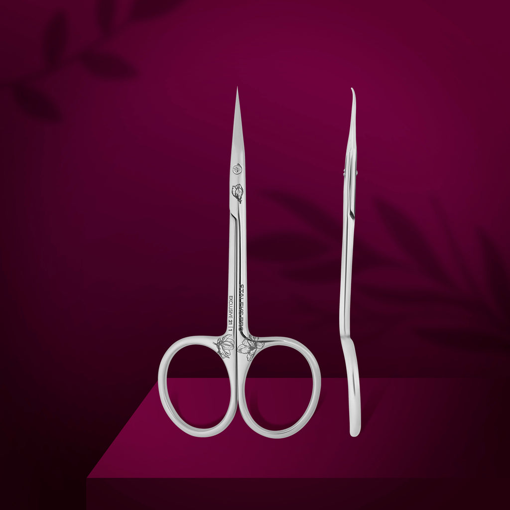 STALEKS Professional cuticle scissors EXCLUSIVE 21 TYPE 1 (Magnolia)
