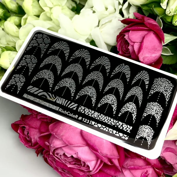 FRENCH STAMPING PLATE (ANIMAL PRINT) RICHCOLOR 123