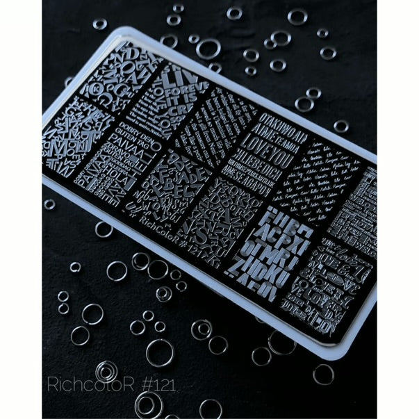 RICHCOLOR STAMPING PLATE (NEWSPAPER) #121