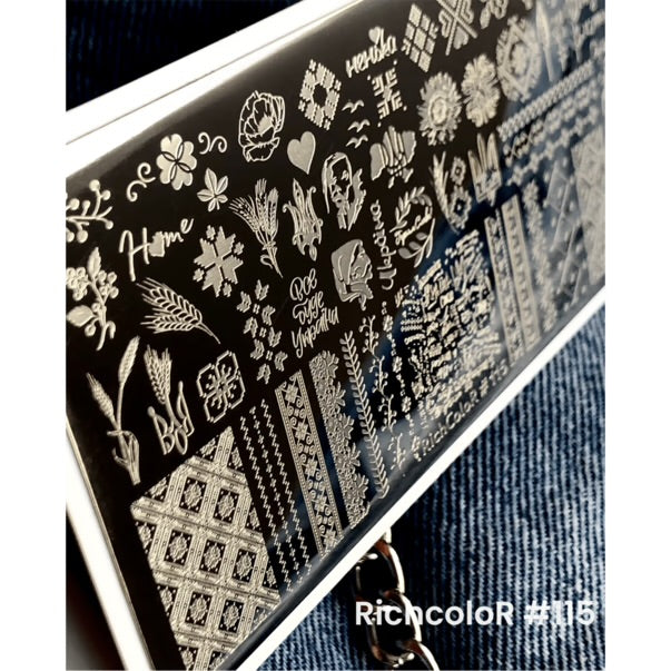 RICHCOLOR STAMPING PLATE (UKRAINIAN SYMBOLS) #115
