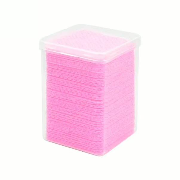 LINT-FREE MANICURE NAPKINS PERFORATED 200 PCS PINK