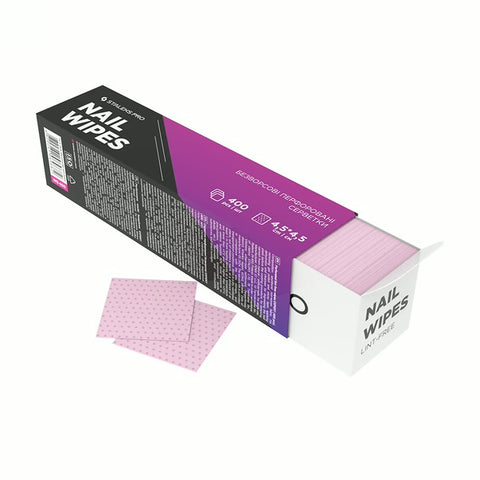 STALEKS PRO EXPERT LINT-FREE NAIL WIPES PERFORATED 400 PCS
