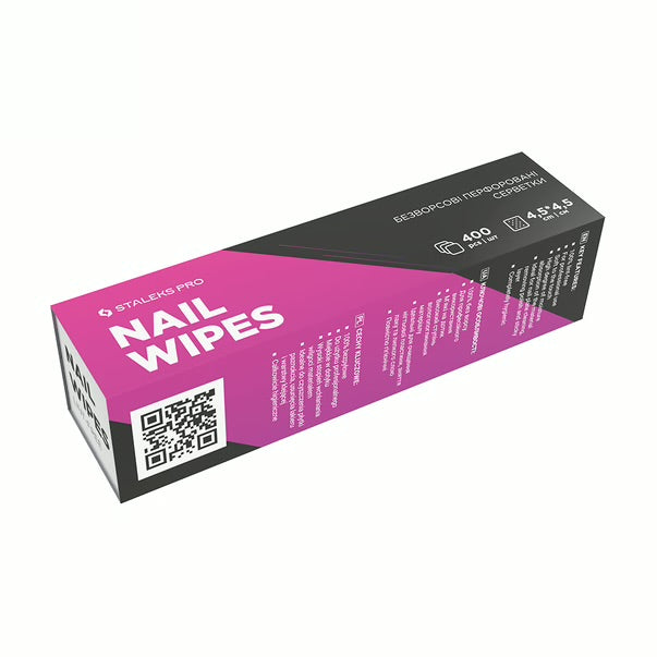 STALEKS PRO EXPERT LINT-FREE NAIL WIPES PERFORATED 400 PCS