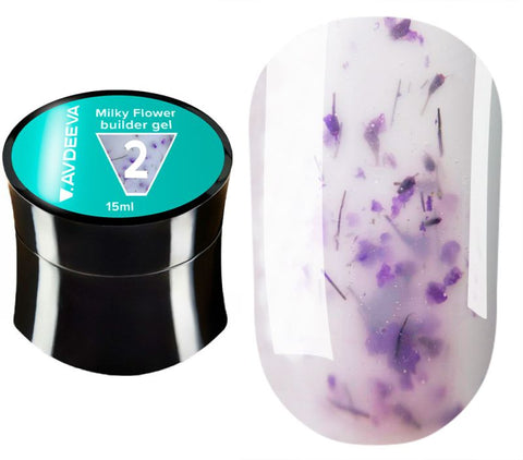 Victoria Avdeeva  gel flowers Milky Flower №02, 15 ml