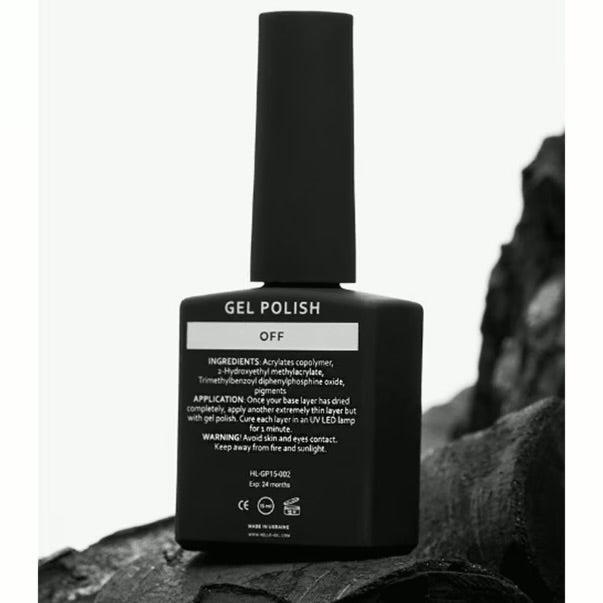 HEYLOVE GEL POLISH BLACK OFF 15ml
