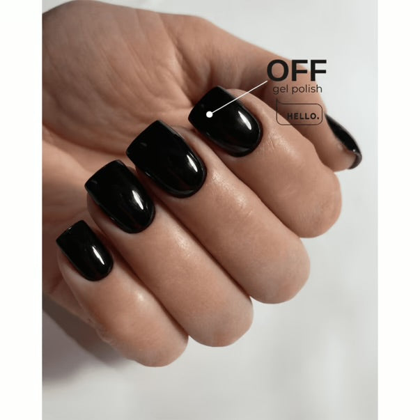 HEYLOVE GEL POLISH BLACK OFF 15ml