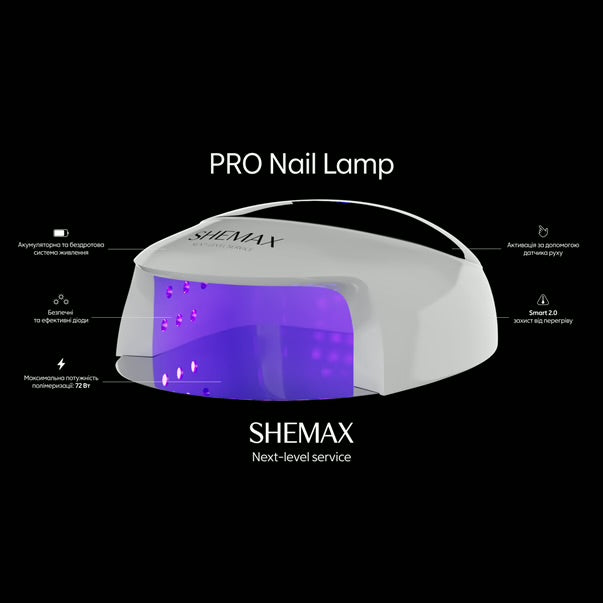 SHEMAX  PROFESSIONAL UV/LED LAMP WITH COOL BEAM TECHNOLOGY