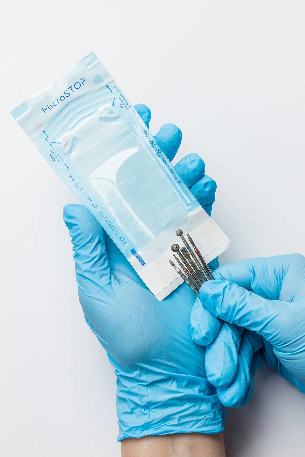 MicroStop self-adhesive pouches for AUTOCLAVE sterilization ONLY, 60x110 mm (200 pcs)
