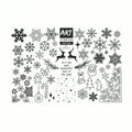 ART STAMPING BY VAKULA WINTER WITH DEMO PLATE