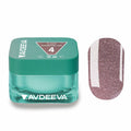V.AVDEEVA FLASH DIAMOND GEL 4 – Coffee Beige Builder Gel with Reflective Shimmer, 15 ml HEMA & TPO FREE