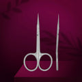 Professional cuticle scissors with hook Staleks Pro Exclusive 21 Type 2 (Magnolia)