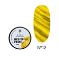 SAGA PROFESSIONAL DESIGN GEL RELIEF PAST #12 YELLOW 5 ML