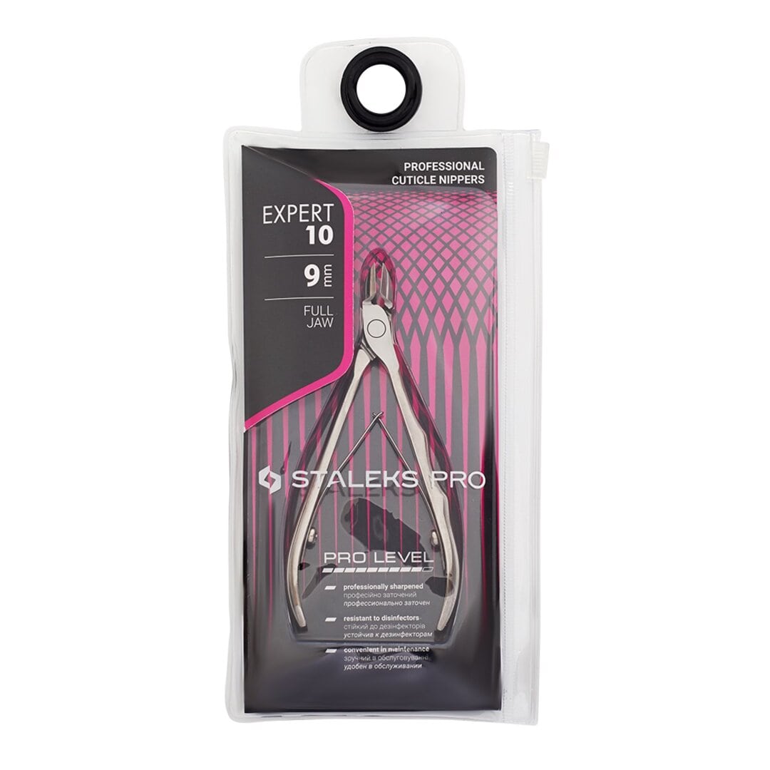 Professional cuticle nippers Staleks PRO EXPERT 10 9 mm