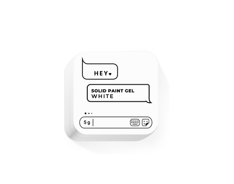 HEYLOVE SOLID PAINT GEL WHITE 5g